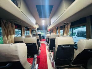 22 SEAT AC PUSHBACK Bus on rent